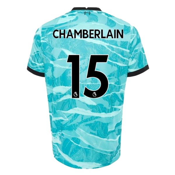 Camiseta Liverpool NO.15 Chamberlain Replica Segunda Ropa 2020/21 Azul